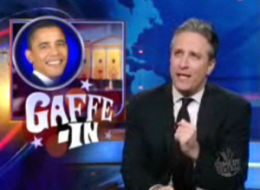 Jon Stewart licking Barack Obama's boots on his 'Daily Show'