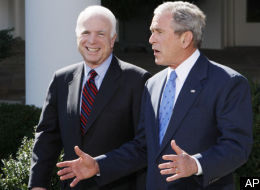 McCain Keeps Bush Fundraiser Under Wraps