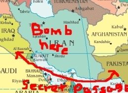 McCain's Secret Map Showing Iraq/Pakistan Border