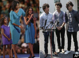 Jonas Brothers suprised Obama's daugters