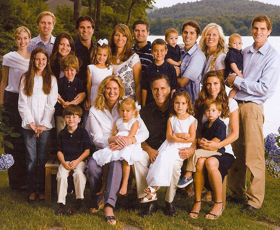 mitt romney family pictures. From The Romney Family