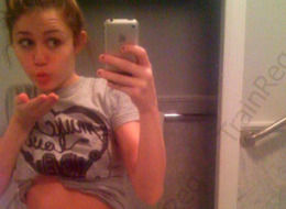 miley cyrus shower pics