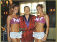 Hef's Christmas Card: Bodypainted Twins (PHOTO)