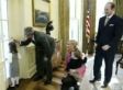 Elisabeth Hasselbeck Visits White House: Son Headbutts Bush, President 