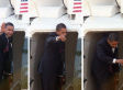 Obama Bumps His Head While Boarding Marine One (VIDEO)