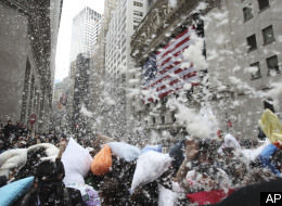 Wall Street Pillow Fight