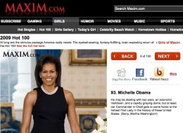 Michelle Obama Named Maxim's #93 Hottest Woman In The World