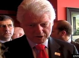 Bill Clinton, Bill Clinton angry, Bill Clinton angry reporter, Bill Clinton CNN, Bill Clinton media