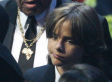 Michael Jackson's Kids Prince Michael, Paris And Blanket At Memorial (PHOTOS)