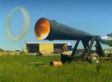 Vortex Cannon Blows A Wall Of Bricks Over (VIDEO)