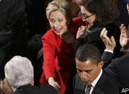 2008 election, Barack Obama, Barack Obama 2008, barack obama hillary clinton, Clinton Obama State of the Union, David Axelrod, Democratic Presidential candidate, democratic primary, Hillary Clinton, Hillary Clinton 2008, State of the Union