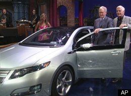 Letterman Chevy Volt