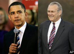 2008 campaign, 2008 Elections, Barack Obama, Donald Rumsfeld, obama 2008, rumsfeld obama