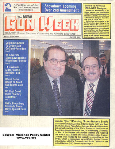 Supreme Court Justice/Gun Nut Anton Scalia