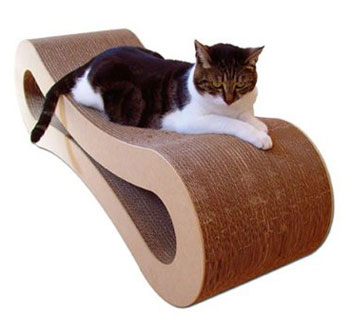 Recycled Sweet Lounge Rounded Cat Scratcher