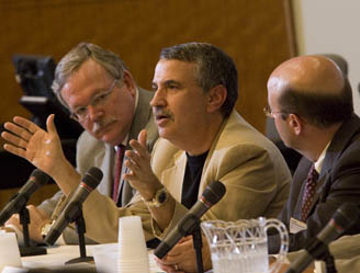 2008-09-24-friedman2.jpg Thomas Friedman is a keen thinker with a great idea for tackling some of our biggest challenges. I have just an addition or two to his latest thesis. (Megan Morr/Duke Photography)