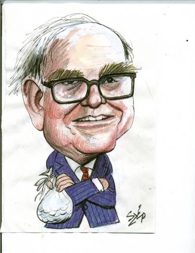 The Daily Szep: Caricature of Warren Buffett | HuffPost
