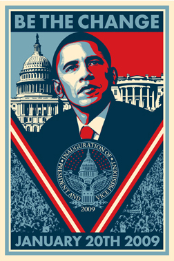 US President Barack Obama: Inarguration Day (b'-')b