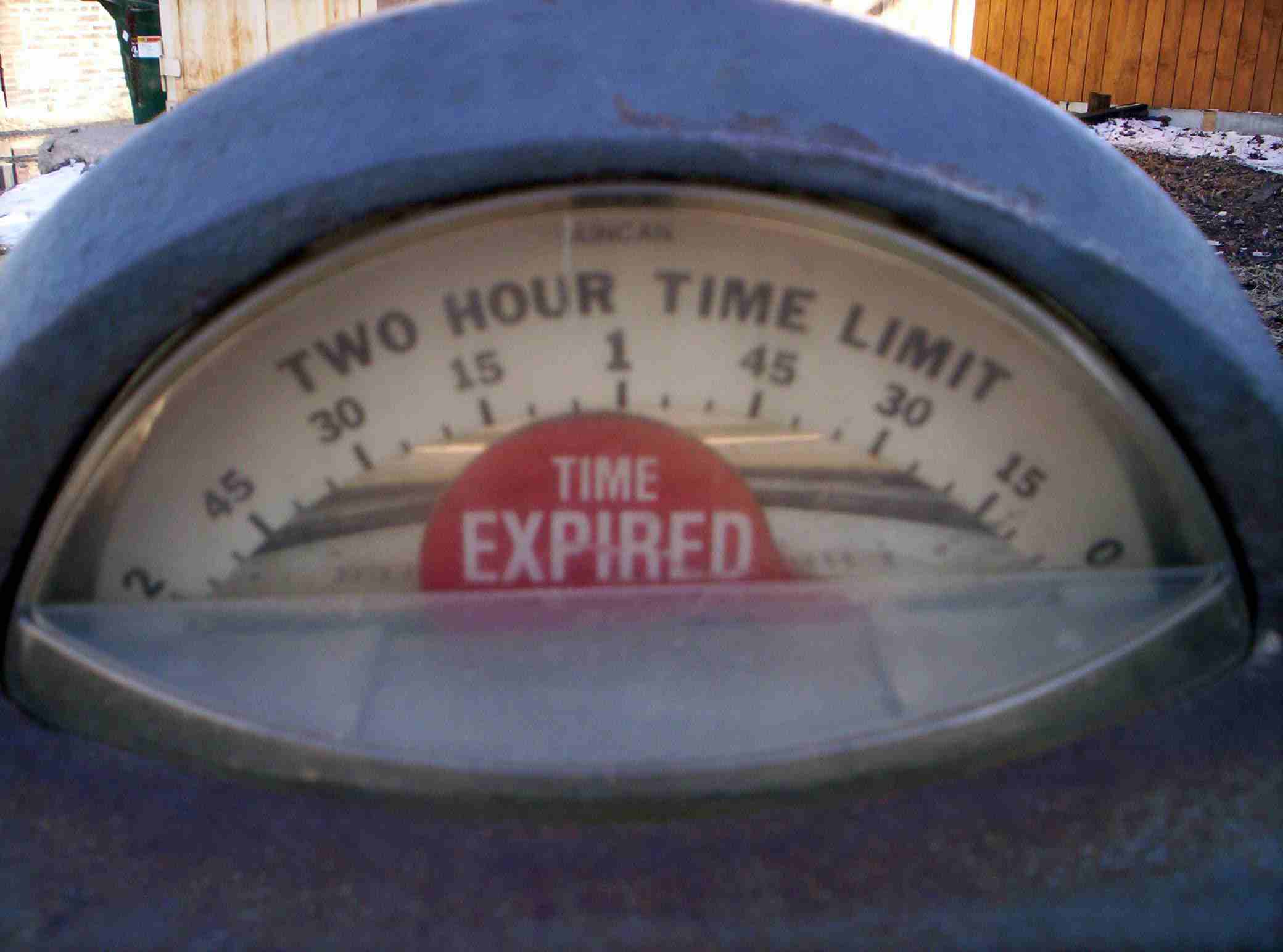 parking meter expired