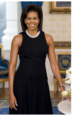 Michelle obama sleeveless 2024 dress fox news