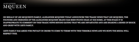 McQueen death a suicide: coroner