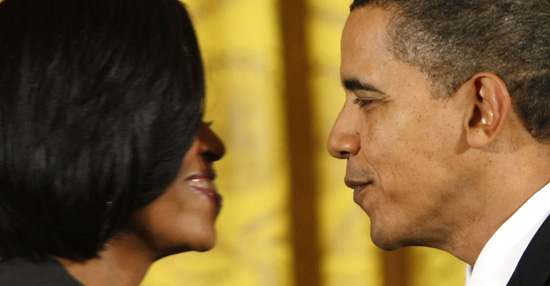 Obamas Flirt Openly At White House Michelle Looks Amazing Video Photos Huffpost Life