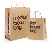 The medium outlet brown bag