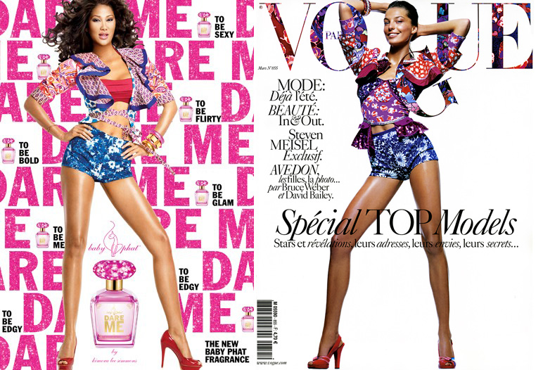 Kimora Lee Simmons Dare Me Ad Body Pulled From French em