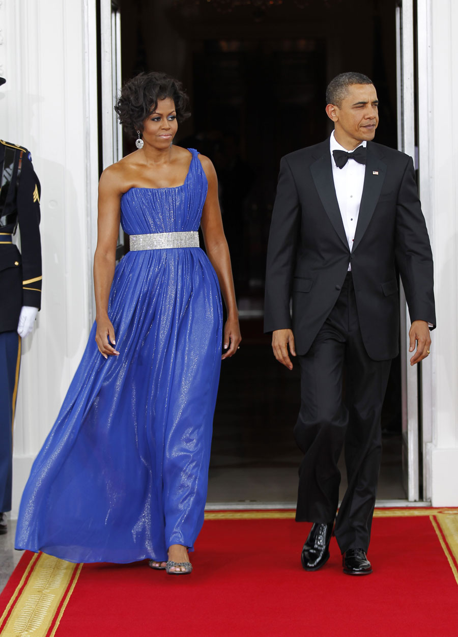 Michelle Obama Evening Gowns 2024