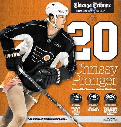 Chris Pronger Philadelphia Flyers Poster/canvas Print 