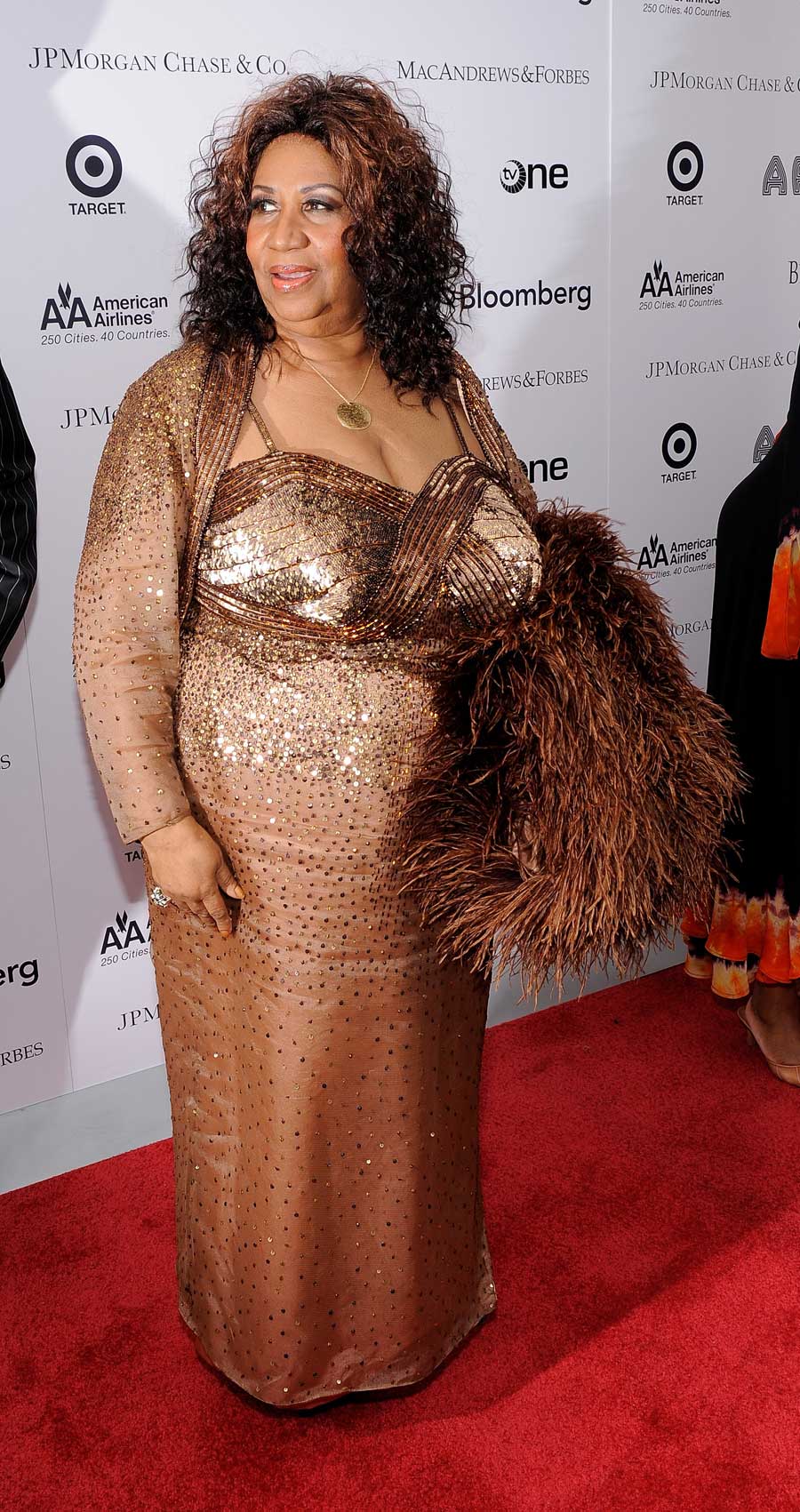 Aretha Franklin in Dress