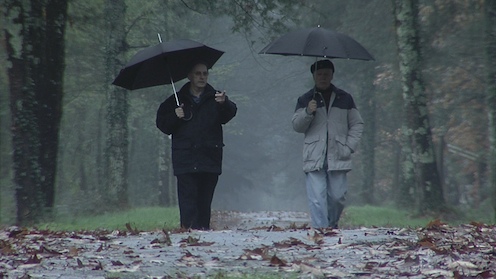 2010-10-07-Menachem_and_Fred_walkinginrain.jpg