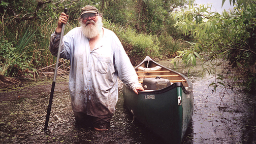 2011-01-18-ClydeButhcercanoeingdownTurnerRiver.bmp