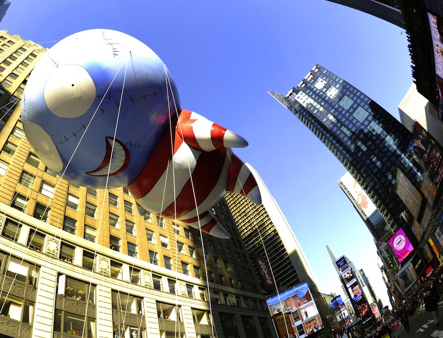 Tim Burton Balloon B. Boy Debuts At Macy s Thanksgiving Day