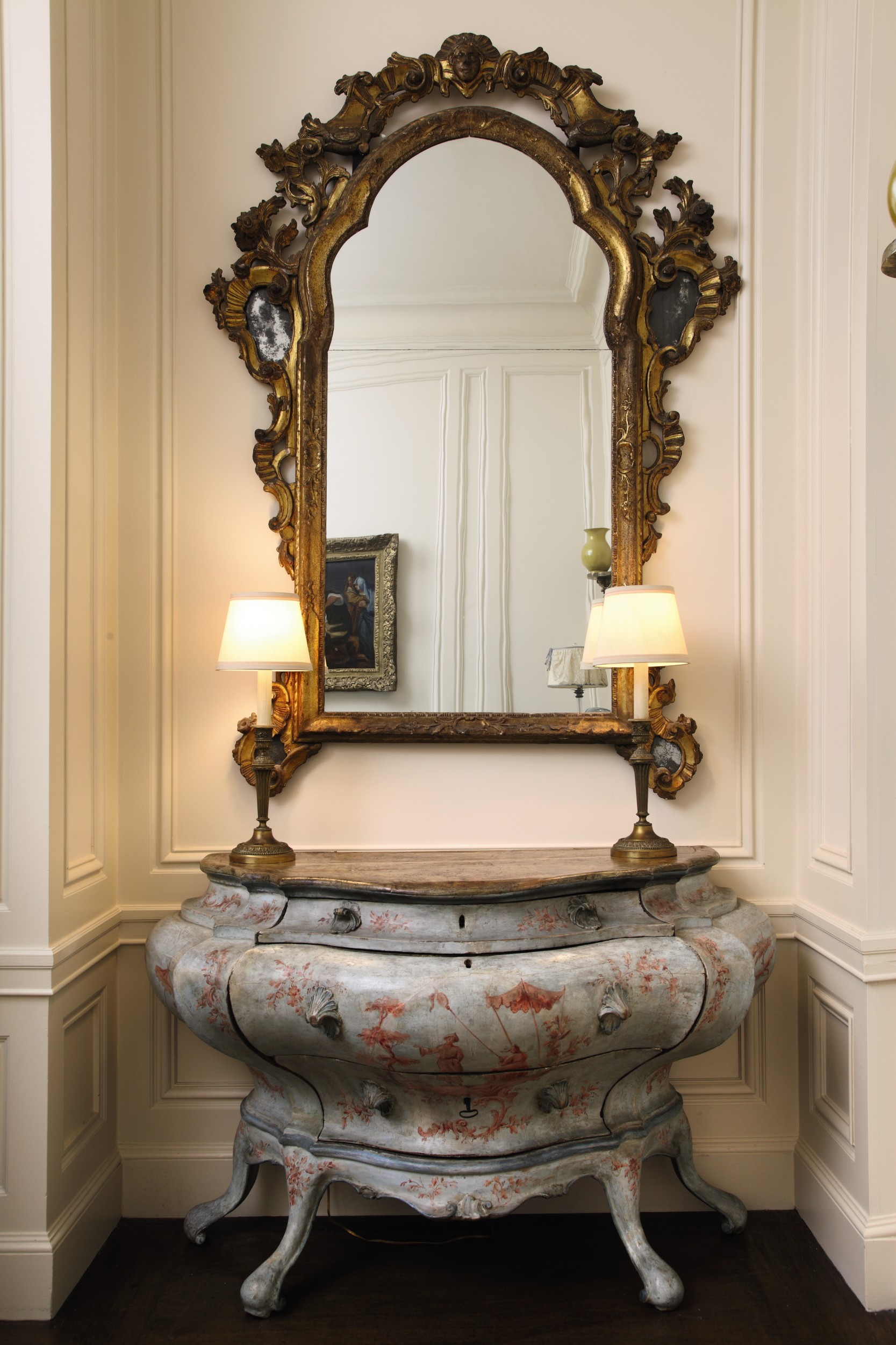 2011-12-05-8818Lot117AnItalianRococoBlueandRosePaintedCommode.jpg