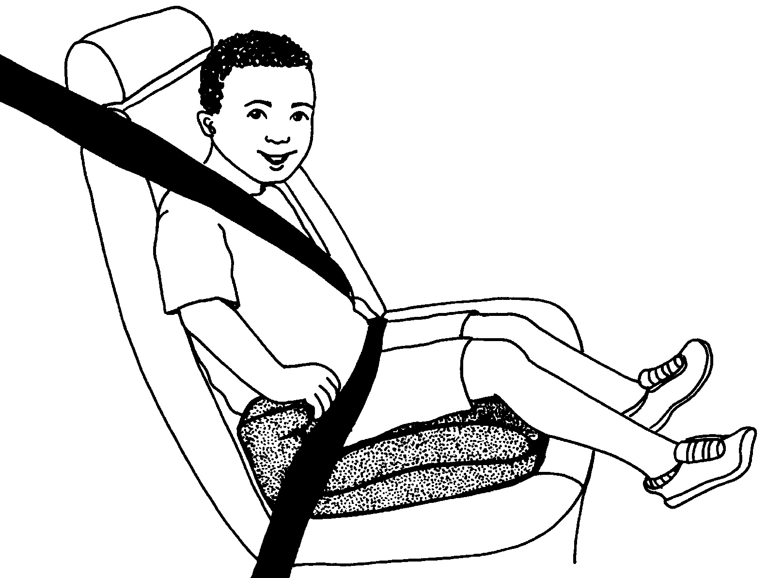 seat belt safety for kids coloring pages