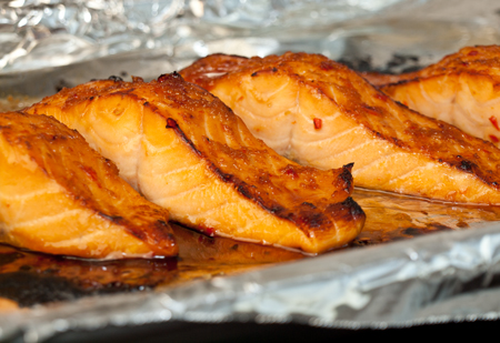 Broiled Salmon With Thai Sweet Chili Glaze  HuffPost