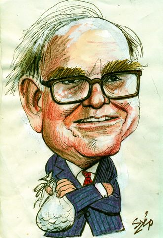 The Daily Szep -- Warren Buffett caricature | HuffPost Impact