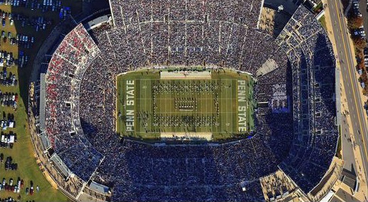 Stadium flyover image from Kevin P. Coughlin/Flying Dog Photos