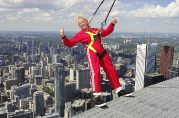 Doing The 116 Floor High Edge Walk Atop Toronto S Cn Tower Huffpost Life