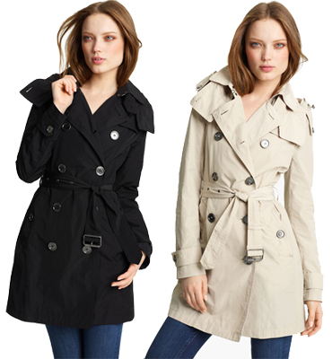 burberry rain trench coat