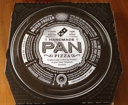 handmade pan pizza dominos