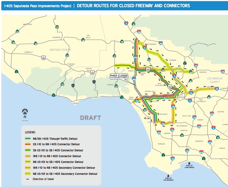 Carmageddon 2 Closures: Alternate Route Maps To Help Plan Your Weekend ...