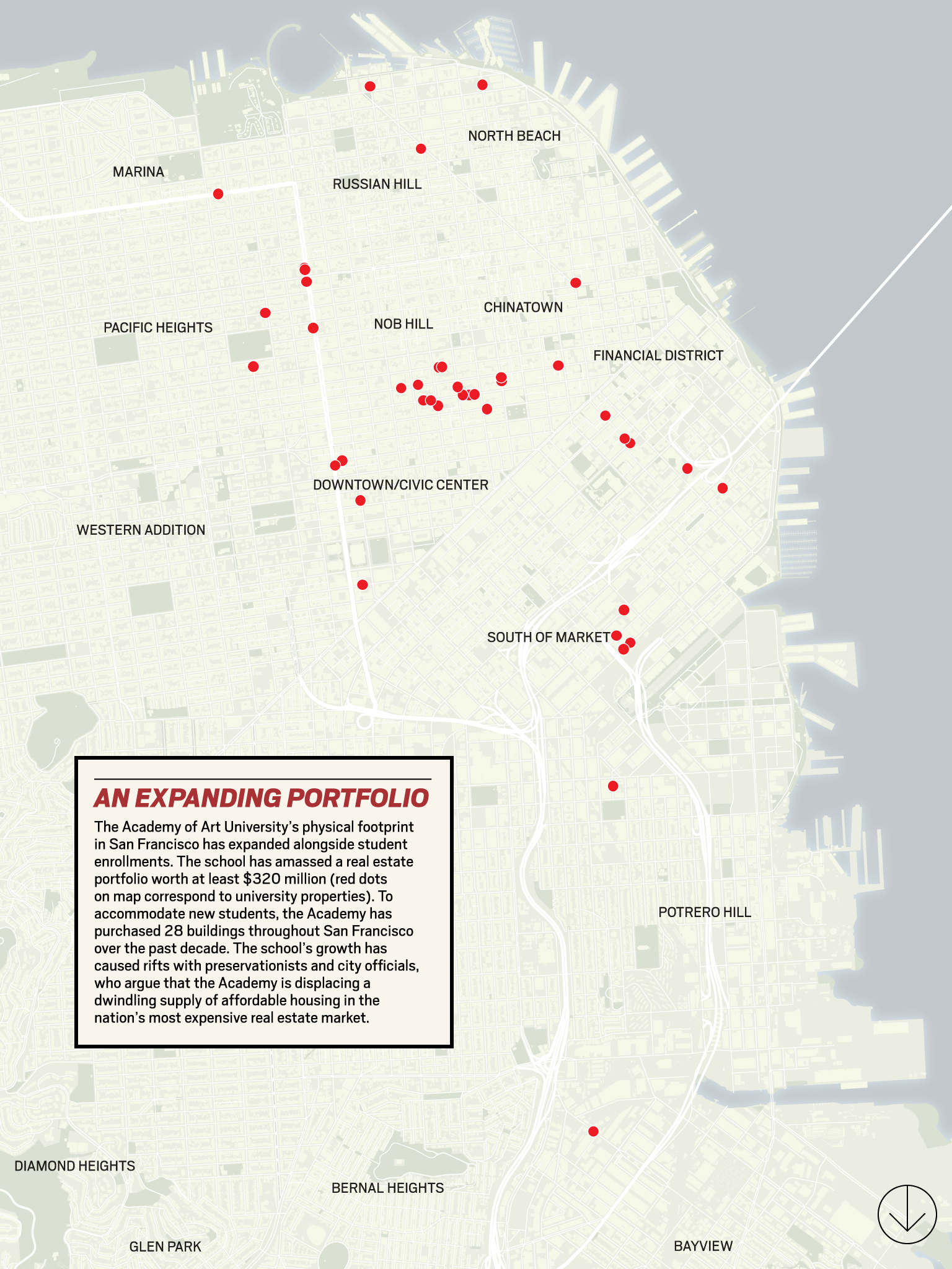 academy of art campus map The Art Of A College Education Getting Schooled At The Academy Of academy of art campus map