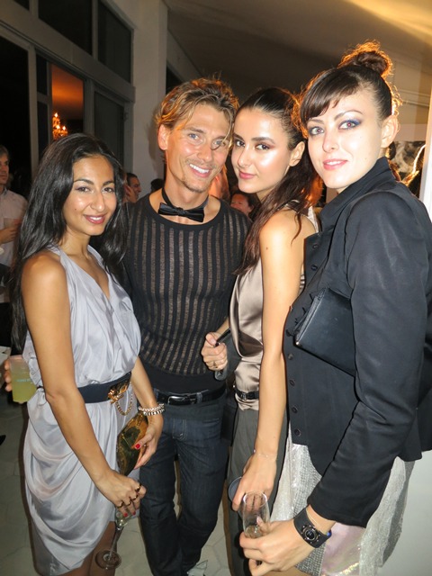 2012-12-10-NausheenShahBrentTinsleyAleksandraSivokonevaandLiyaSheeratChloes60thAnniversaryeventatSohoBeachHouse.JPG