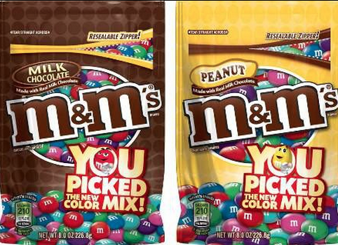 Limited Edition You Pick M&M's Mix Features Pink, Purple, Aqua