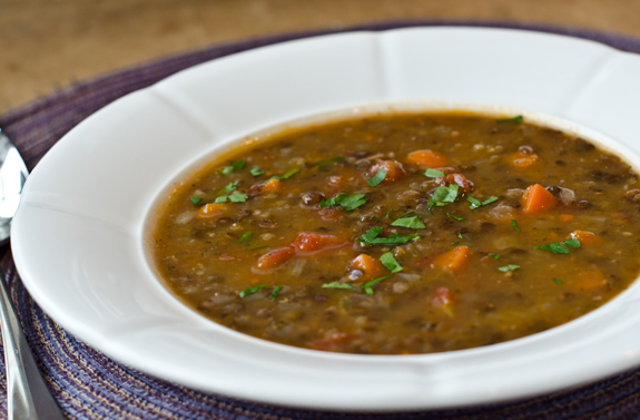 French Lentil And Vegetable Soup With Bacon  HuffPost