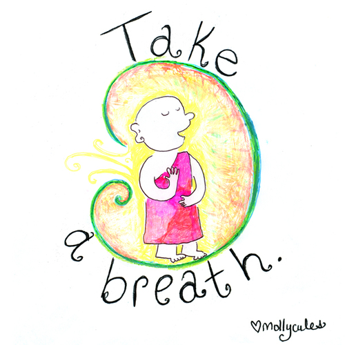 Molly Hahn: Buddha Doodle – ‘Take a Breath’ | Wishing You Well