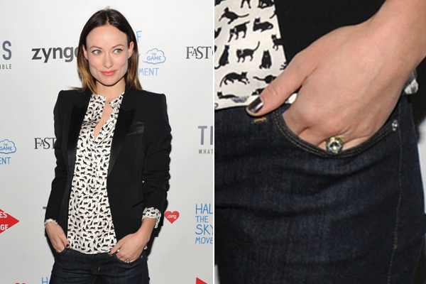 Olivia wilde engagement 2025 ring cost