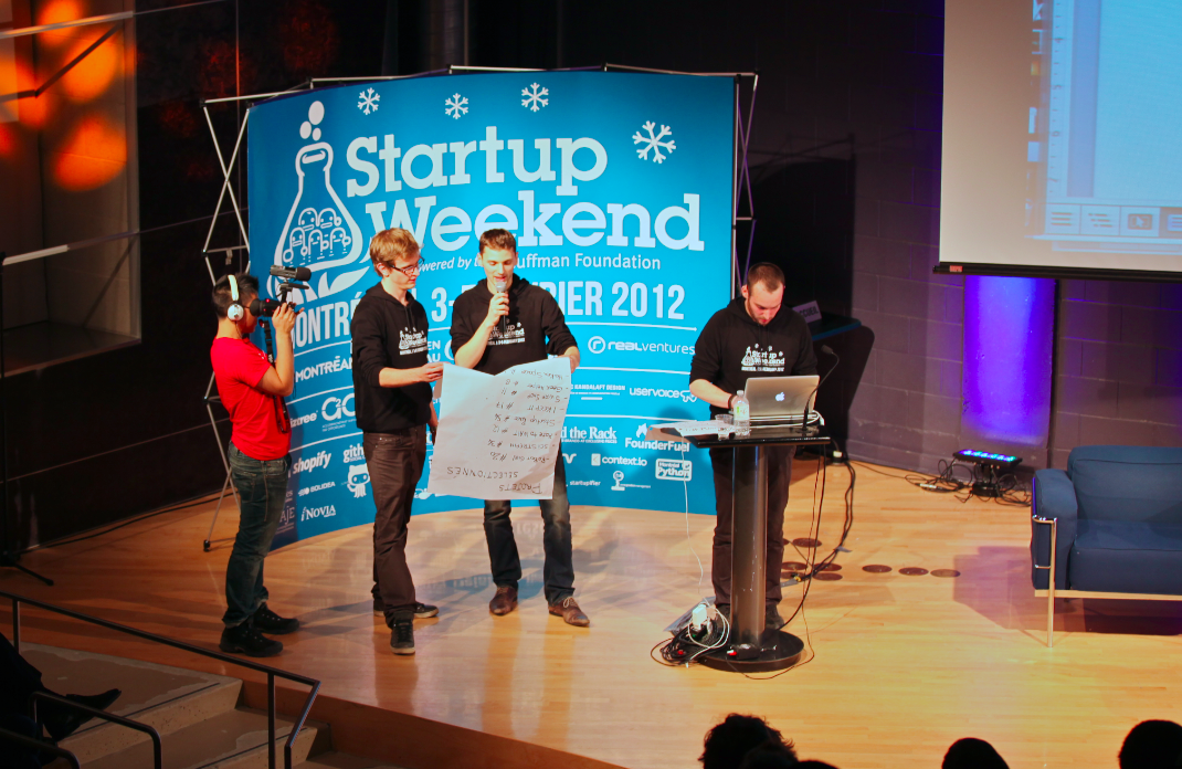 De jeunes Montréalais collaborent pour Montréal Startup Weekend